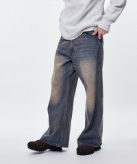 M TO R/MU WASHED DENIM BUGGY PANTS/507789977