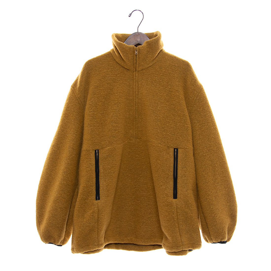 クラネ CLANE SLIVER HALF ZIP TOPS/IVORY/F(507790165 クラネ CLANE SLIVER HALF ZIP TOPS/IVORY/F(507790165