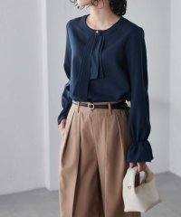 Ranan/ラナン RANAN パール付きボウタイブラウス/507790214