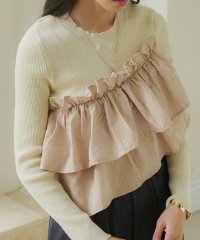 Ranan/ラナン RANAN フリルドッキングリブニット/507790216
