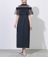 metoi/メトワ metoi チュールフリルビスチェ付きドレス ドレス ワンピース フリル チュール オケージョン お呼ばれ 綺麗目 フォーマル 結婚式 二次会 謝恩会/507790277