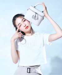 JILL by JILL STUART/ショート丈刺繍ロゴTシャツオーガニックコットン/507772958