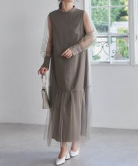 Ranan/ラナン RANAN チュールティアードワンピース/507790215