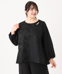 eur3/【大きいサイズ】バックペプラムブラウス/507790988