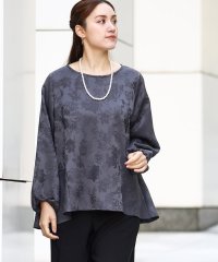 eur3/【大きいサイズ】バックペプラムブラウス/507790988