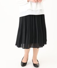 eur3/【大きいサイズ】シフォンプリーツスカート/507790994