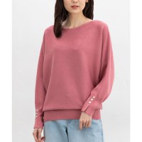 Honeys/ハニーズ Honeys ドルマンニット トップス ニット セーター 長袖 ドルマン袖 ボートネック 無地 ハイゲージニット素材 ベーシックカラー レディース/507791490