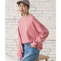 Honeys/ハニーズ Honeys スウェットゆるトップス トップス スウェット 長袖 男女兼用 ユニセックス コットン 綿 大きいサイズ ゆるトップス クルーネック レデ/507791491