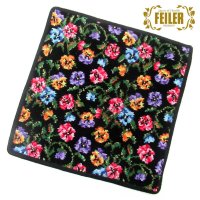 FEILER/フェイラー FEILER FEILER フェイラー ハンカチ タオル タオルハンカチ 25cm Fatima Petite 010 Black ファティマ プチ/507791615