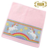 FEILER/フェイラー FEILER FEILER フェイラー ハンカチ タオル タオルハンカチ 25cm Finja 122 Rose フィンジャ ユニコーン Finja/507791618