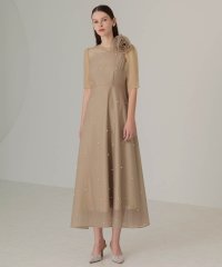 Leja/レジャ Leja パールアシンメトリーローズモチーフAラインドレスワンピース美脚効果結婚式 パーティードレス 成人式 20代 30代 40代/507791625