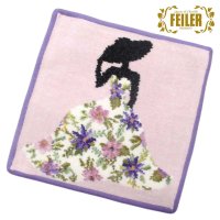 FEILER/フェイラー FEILER FEILER フェイラー ハンカチ タオル タオルハンカチ 25cm Miss Flower Lilac 052 Violet 花のド/507791632