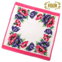 FEILER/フェイラー FEILER FEILER フェイラー ハンカチ タオル タオルハンカチ Azalea Face Cloth アザレア ポピー Mohn Weiss/507791639