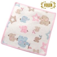 FEILER/フェイラー FEILER FEILER フェイラー ハンカチ タオル タオルハンカチ 25cm Tara 122 Tender Rose タラ ゾウ 星柄 Ta/507791656