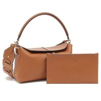 TODS/トッズ TOD'S ハンドバッグ ショルダーバッグ Tケース ミニ ブラウン レディース TOD'S XBWTSTI0100 XPR S410/507791905