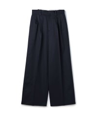 MACPHEE/ウールレーヨンツイル タックワイドパンツ/507792095