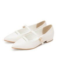 grove/【シャープなポインテッドトウ】スリットメリージェーンポインテッドトゥフラットパンプス/507792152
