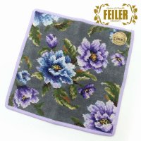 FEILER/フェイラー FEILER FEILER フェイラー ハンカチ タオル 花柄 アメジストブルーム グレー ABL25159/507792410
