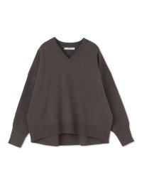 VICKY/ビッキー VICKY ダブルジャカードVネックニット≪手洗い可能≫/507792565