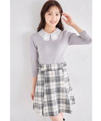 tocco closet/トッコクローゼット tocco closet サイドバックル付きチェック柄ミニスカート/507792593