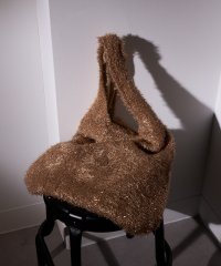 MAISON BREEZE reveur/メゾンブリーズレヴール MAISON BREEZE reveur メタリック フェザーバッグ トートバッグ DT/507792619