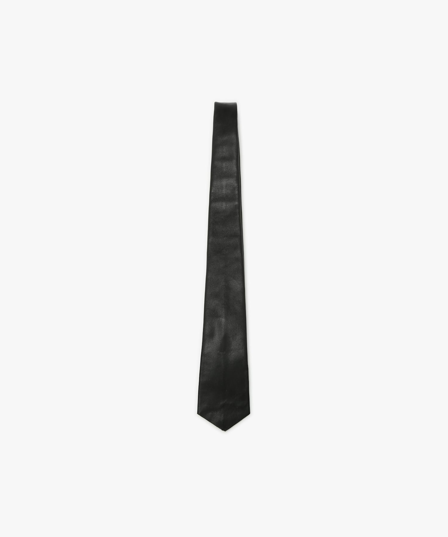 美品】✨アニエスベー ネクタイ レザー ブラック HOMME 本革