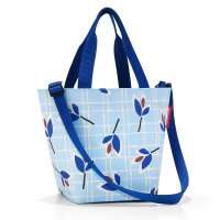reisenthel/ショッピングバッグ SHOPPER XS with STRAP LEAVES BLUE/507088198