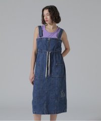 AVIREX/BELT PRINT DENIM JUMPER SKIRT/ベルトプリントデニムジャンパースカート/507534402