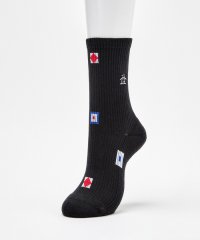 Munsingwear/マンシングウェア Munsingwear ミドル丈 フラッグ飛び柄ソックス【返品不可商品】/507792247