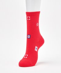 Munsingwear/マンシングウェア Munsingwear ミドル丈 フラッグ飛び柄ソックス【返品不可商品】/507792247