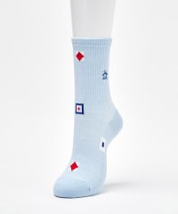 Munsingwear/マンシングウェア Munsingwear ミドル丈 フラッグ飛び柄ソックス【返品不可商品】/507792247