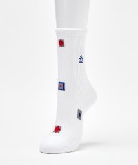Munsingwear/マンシングウェア Munsingwear ミドル丈 フラッグ飛び柄ソックス【返品不可商品】/507792247