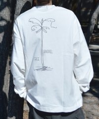 SUNNY SMITH/サニースミス Sunny Smith ヤシの木柄 両面刺繍ロングスリーブTシャツ/507792721