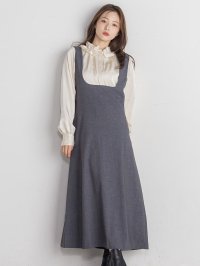 QUEENS COURT/クイーンズコート QUEENS COURT スクエアネックワンピ≪洗濯機で洗える≫/507793202