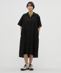 MHL./FADED LINEN COTTON PLAINWEAVE DRESS/507793304