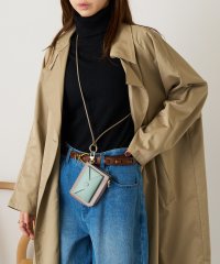 Larcobaleno/ラルコバレーノ L'arcobaleno ≪別注限定品≫ スマートバイカラーカード＆キーケースストラップ付き カードケース キーケース マルチケース/507793878