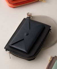 Larcobaleno/ラルコバレーノ L'arcobaleno ≪別注限定品≫ スマートバイカラーカード＆キーケースストラップ付き カードケース キーケース マルチケース/507793878