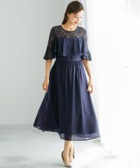 REPLETE/リプリート REPLETE 2wayスリーブ・レース＆ティアードデザインワンピースドレス/507793896