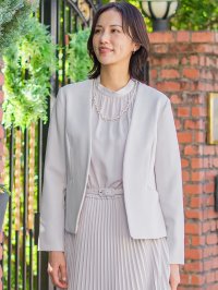 LAUTREAMONT/ロートレアモン LAUTREAMONT トリクシオンノーカラージャケット≪手洗い可能≫/507794051