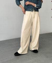 CANAL JEAN/キャナルジーン CANAL JEAN El mar ヒモギャザーワイドレッグパンツ/507794074