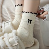 And Kawaii/アンドカワイイ And Kawaii フリルソックス ショートソックス 刺繍 綿 レディース/507794174