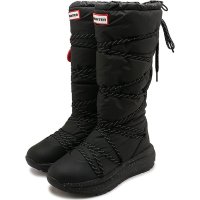 HUNTER/ハンター HUNTER U GRIP TALL SNOW BOOT BLACK [UFT7101NYL－BLK]/507794229