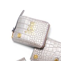 A.D.M.J./【日本製 |軽量】アクセソワ ドゥ マドモワゼル A.D.M.J. クロコ型押しスモールウォレット/507794375