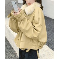 miniministore/ミニミニストア miniministore ファーライダースジャケットフェイクレザー/507794390