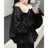 miniministore/ミニミニストア miniministore ファーライダースジャケットフェイクレザー/507794390