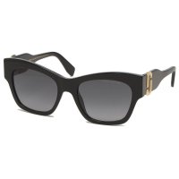  Marc Jacobs/マーク ジェイコブス MARC JACOBS サングラス グローバルフィット ブラック レディース MARC JACOBS 762 807/507794713