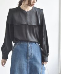 quaranciel/quaranciel:〈洗濯機可能〉ケープデザイン スキッパー ブラウス/507794838