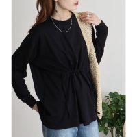 JUNGLE JALOPY/ジャングルジャロピー JUNGLE JALOPY ウエストドロストカットソー トップス Tシャツ 長袖 ロンT カットソー 秋 冬 レディース 大きいサイズ/507795213