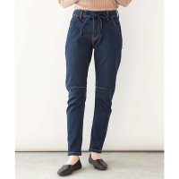 JUNGLE JALOPY/ジャングルジャロピー JUNGLE JALOPY ニットデニム切り替えパンツ 大きいサイズ レディース M L LL 3L 4L ブルー ネイビー/507795216