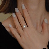 styiro/スタイロ styiro ニッケルフリー ホワイトパール シルバーパール リング/507795307